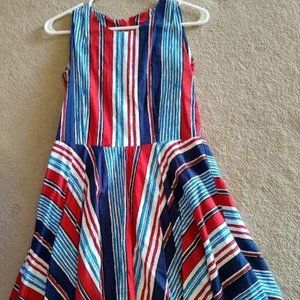 summery cotton striped dress